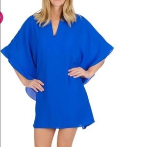 Elaine Turner Penelope Dress Cobalt Blue Small